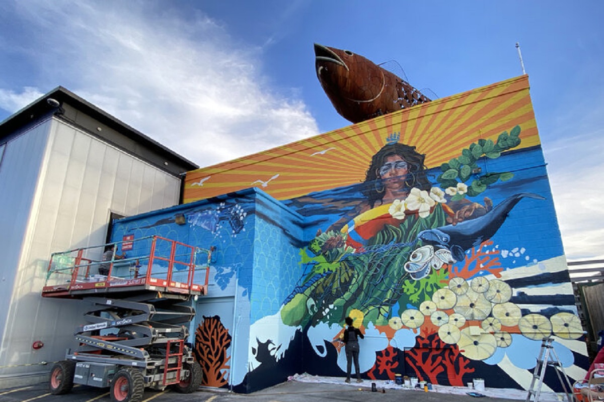 SeaWalls Boston Artists for Oceans 2020