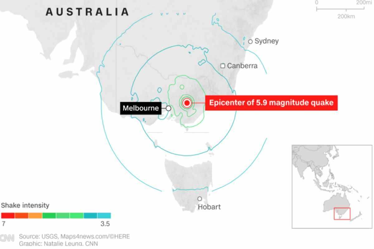 terremoto Australia