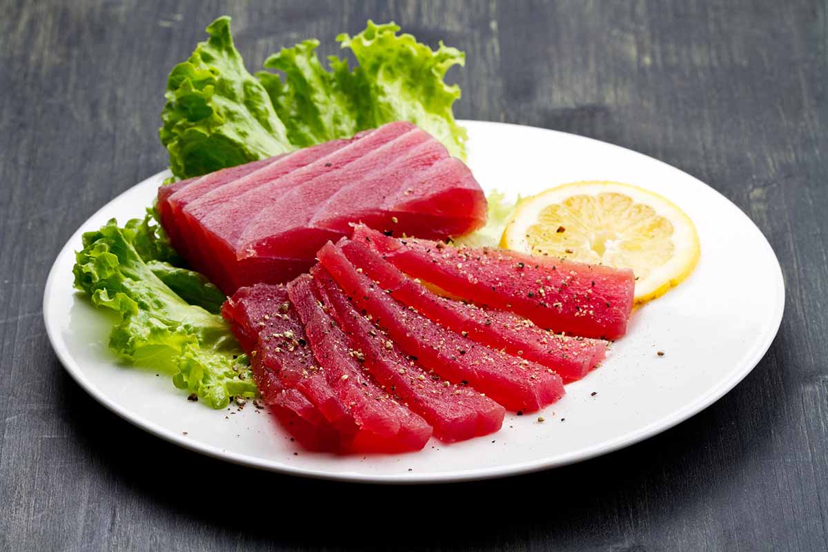 tonno rosso sashimi