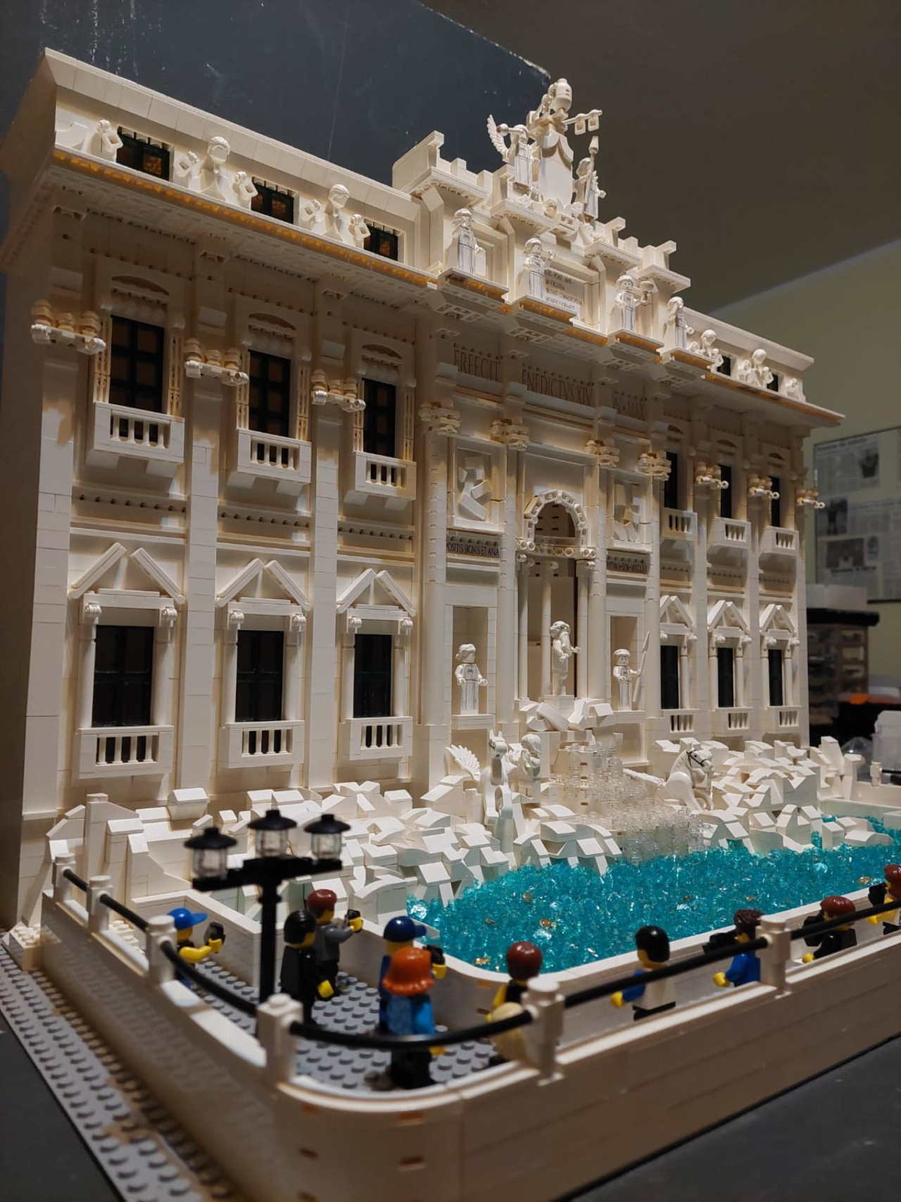 FONTANA FONTANA DELL'ACQUA-caratteristiche Statua con Lily & Frogtutte le parti Lego 