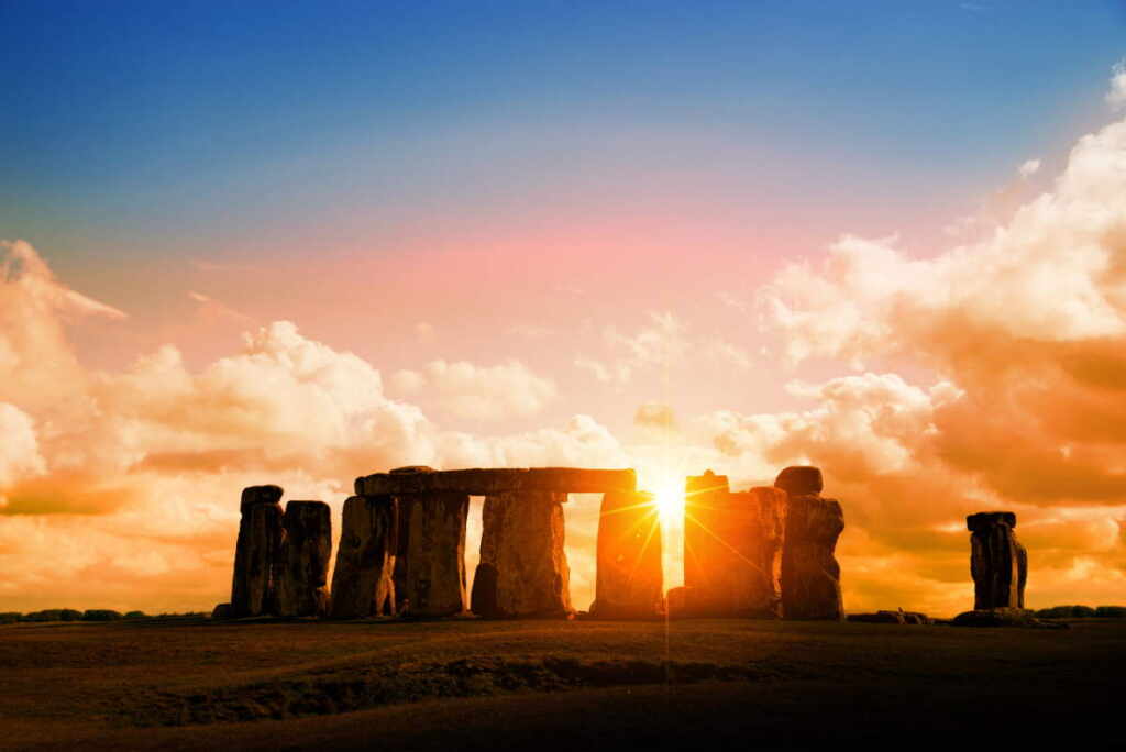 Stonehenge tramonto