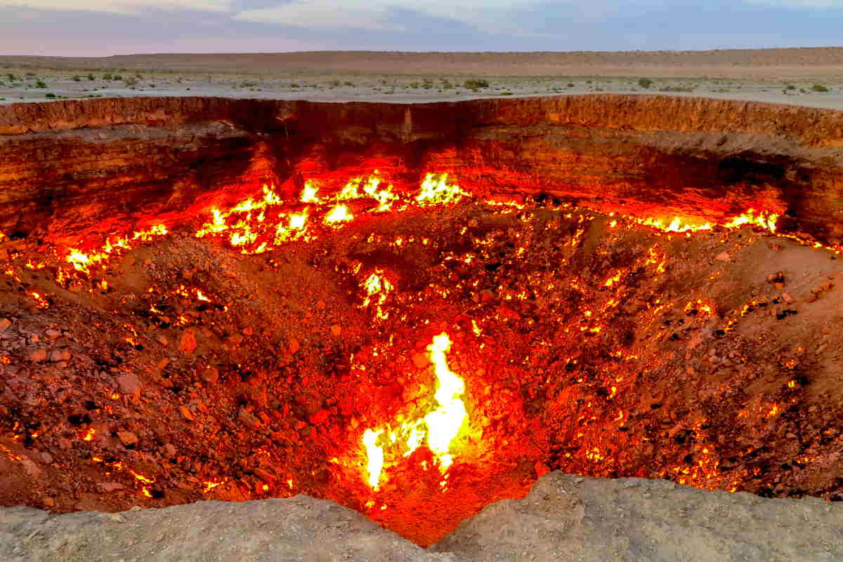 Turkmenistan porta dell'inferno