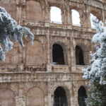 neve a roma colosseo