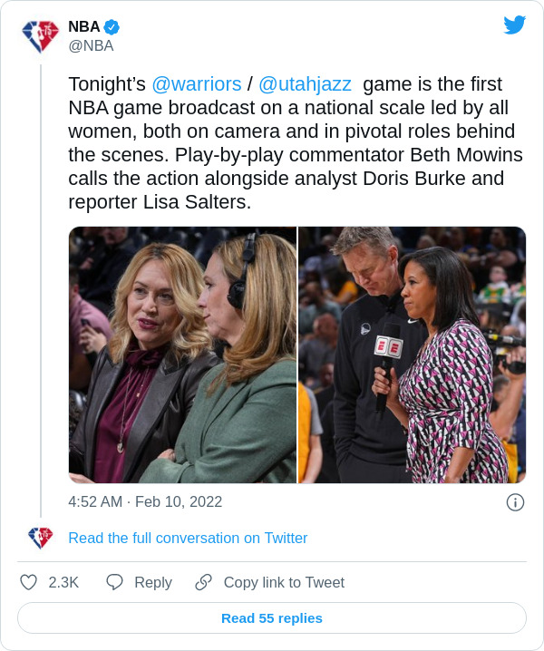 Tweet NBA cronaca donne