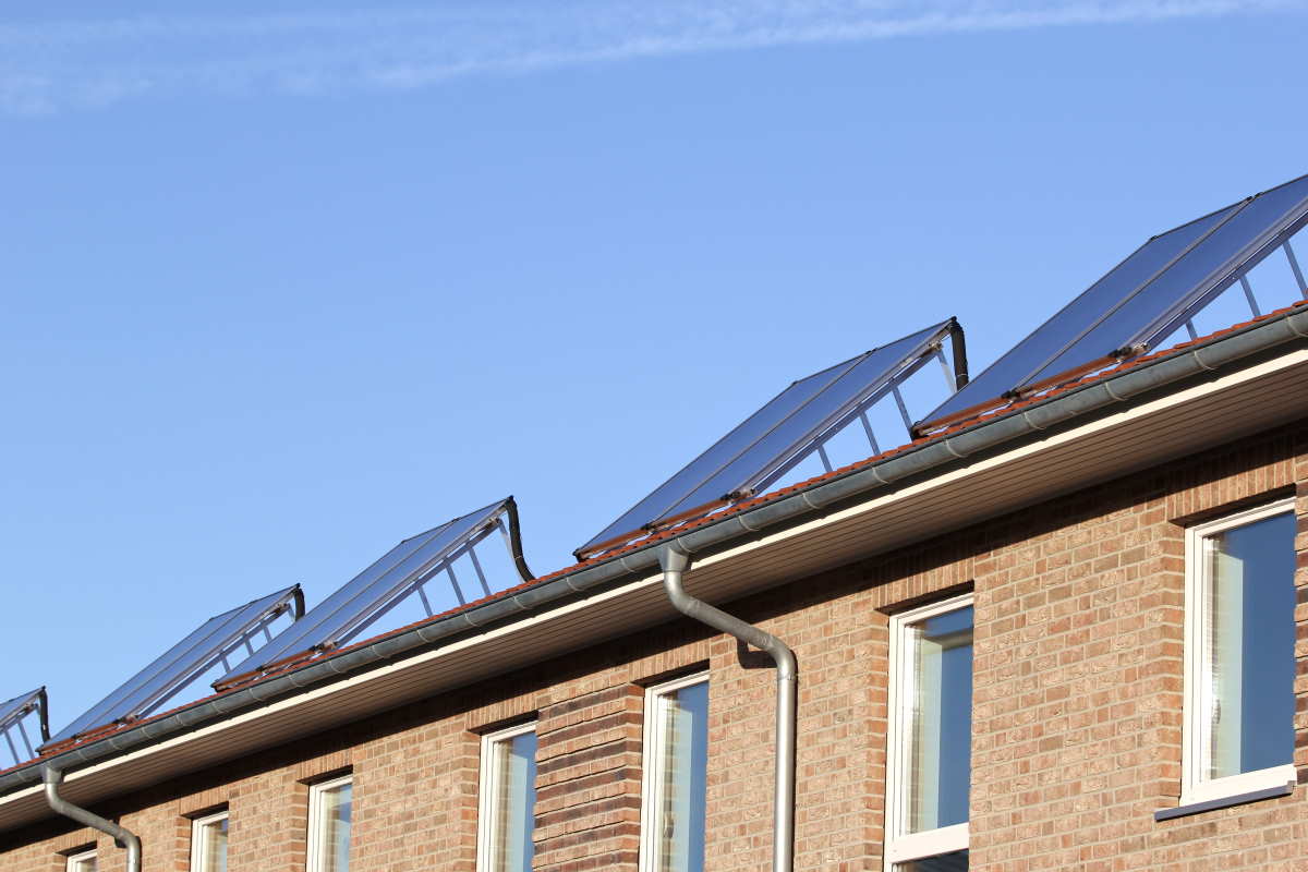 collettori solari tetto