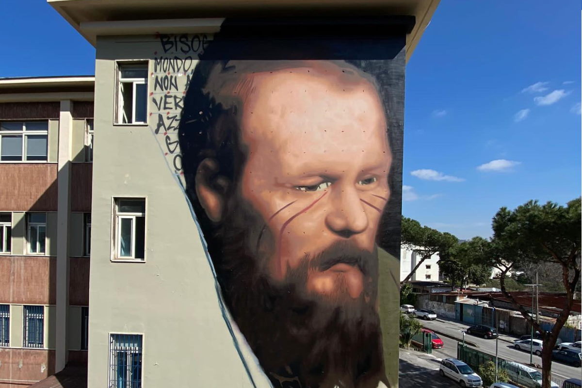 murale jorit Dostoevskij