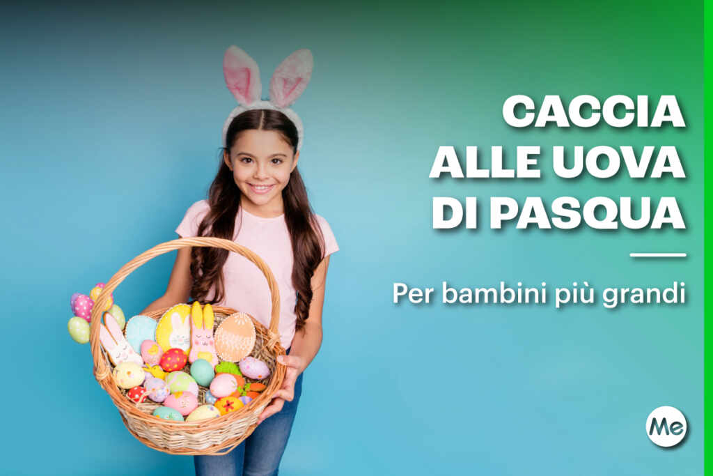 indizi caccia alle uova di Pasqua bambini grandi