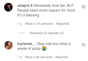 commenti kate perry lancio pizza las vegas