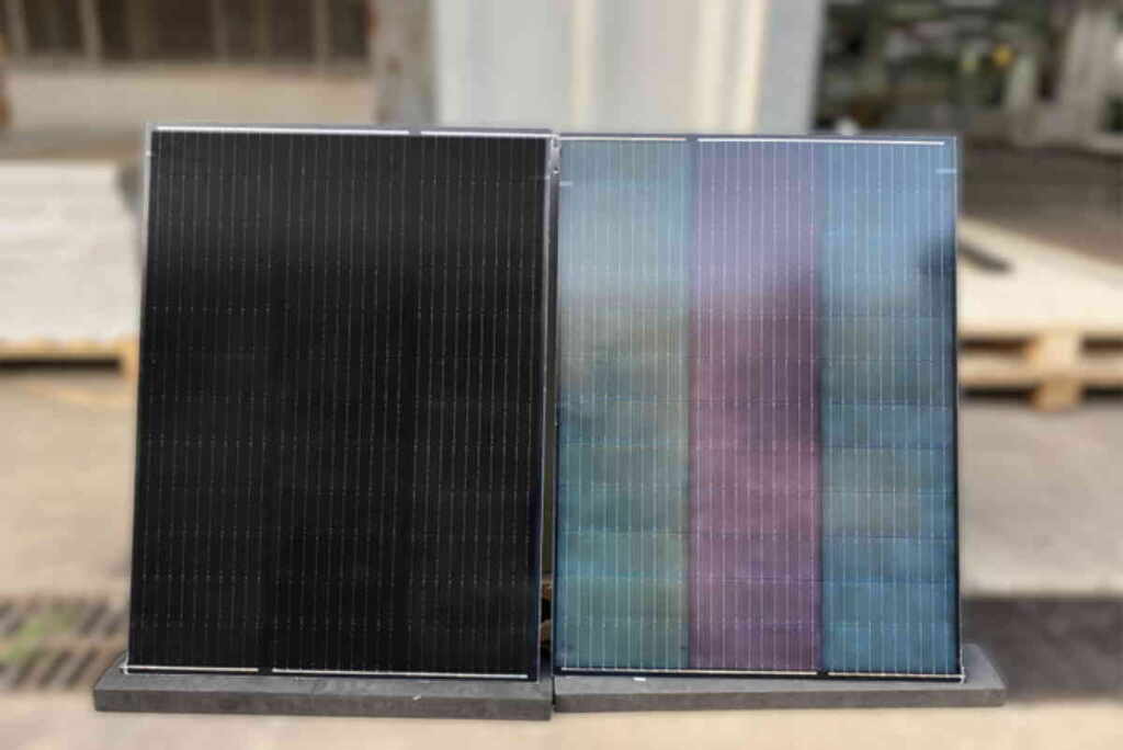pannelli solari colorati