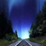aurora boreale treno