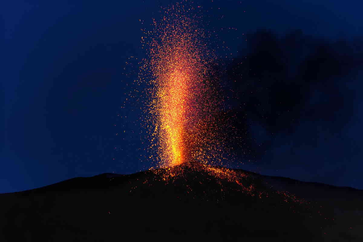 stromboli eruzione 9 ottobre 2022