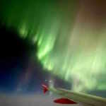 aurora boreale aereo