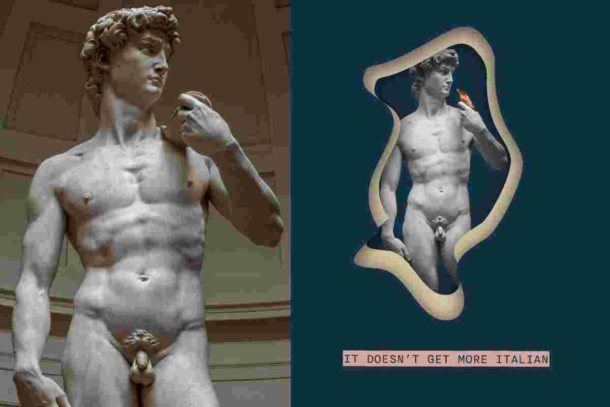 David Michelangelo oscenità
