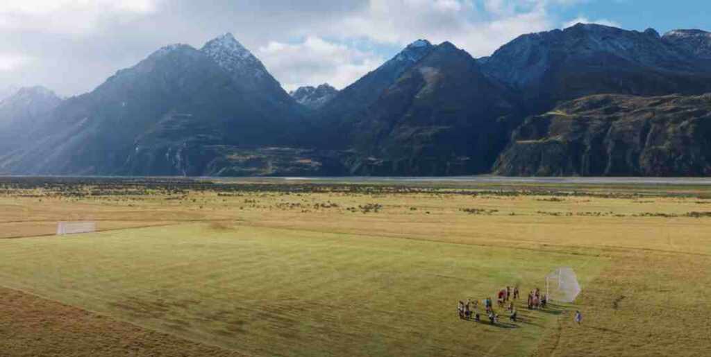 Campo da calcio Nuova Zelanda