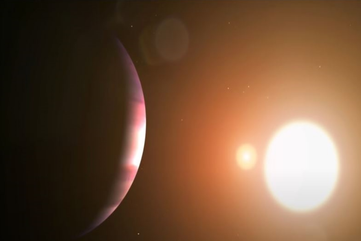 sistema esoplaneti con due stelle