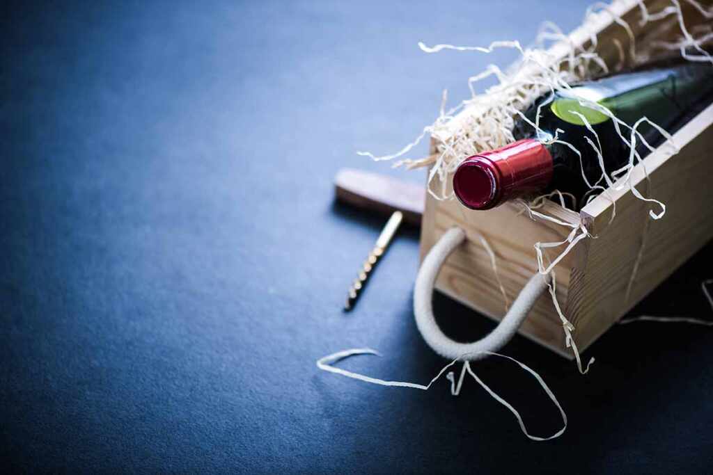 riciclo creativo casse del vino