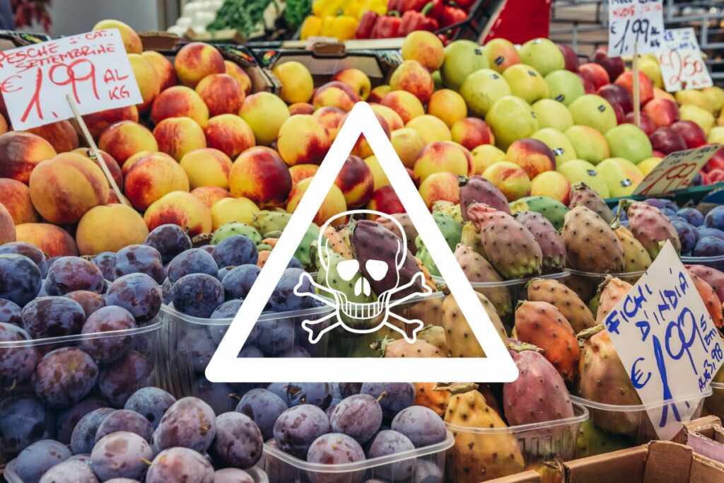 frutta più contaminata