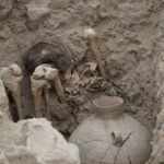 Mummia 1000 anni chioma Perù