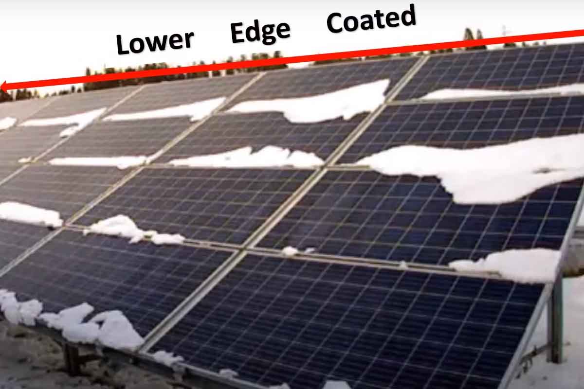 Snow-Free Solar rivestimento pannelli solari