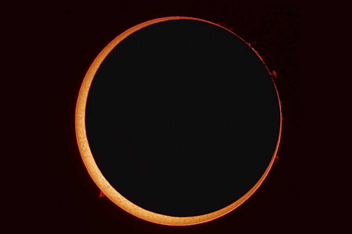 eclisse anulare di sole 14 ottobre 2023