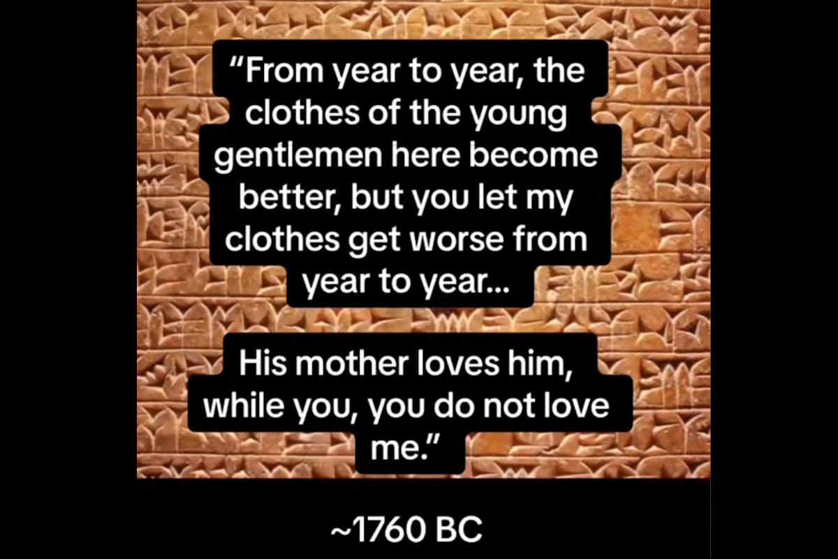 lettera studente babilonese