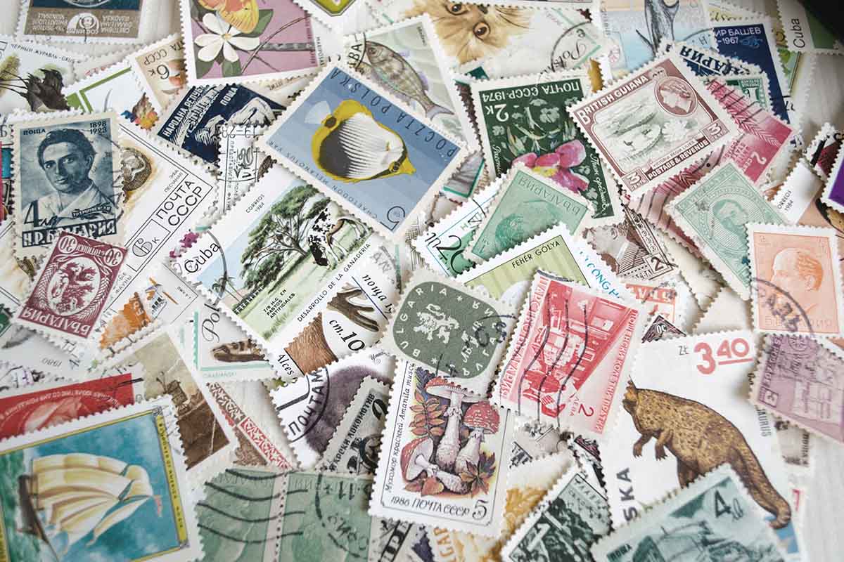 riciclo francobolli
