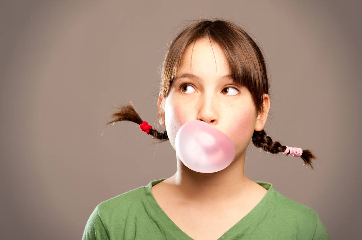 masticare un chewing gum