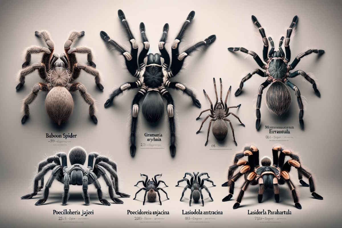 Aracnidi giganti: i 6 ragni più grandi del mondo  --- (Fonte immagine: https://www.greenme.it/wp-content/uploads/2023/10/ragni_giganti.jpg)