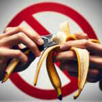 sbucciare banane