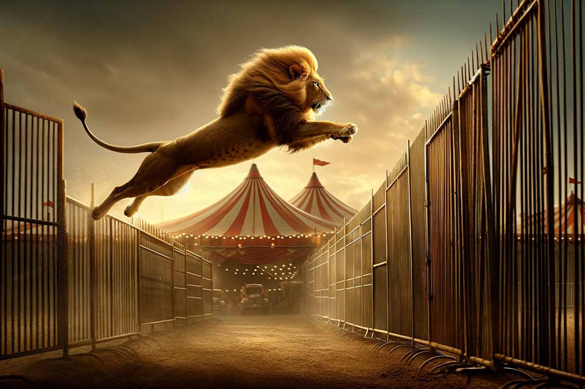 La fuga di Kimba, il leone di Ladispoli, è l