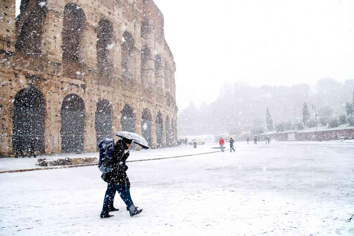 Roma neve freddo