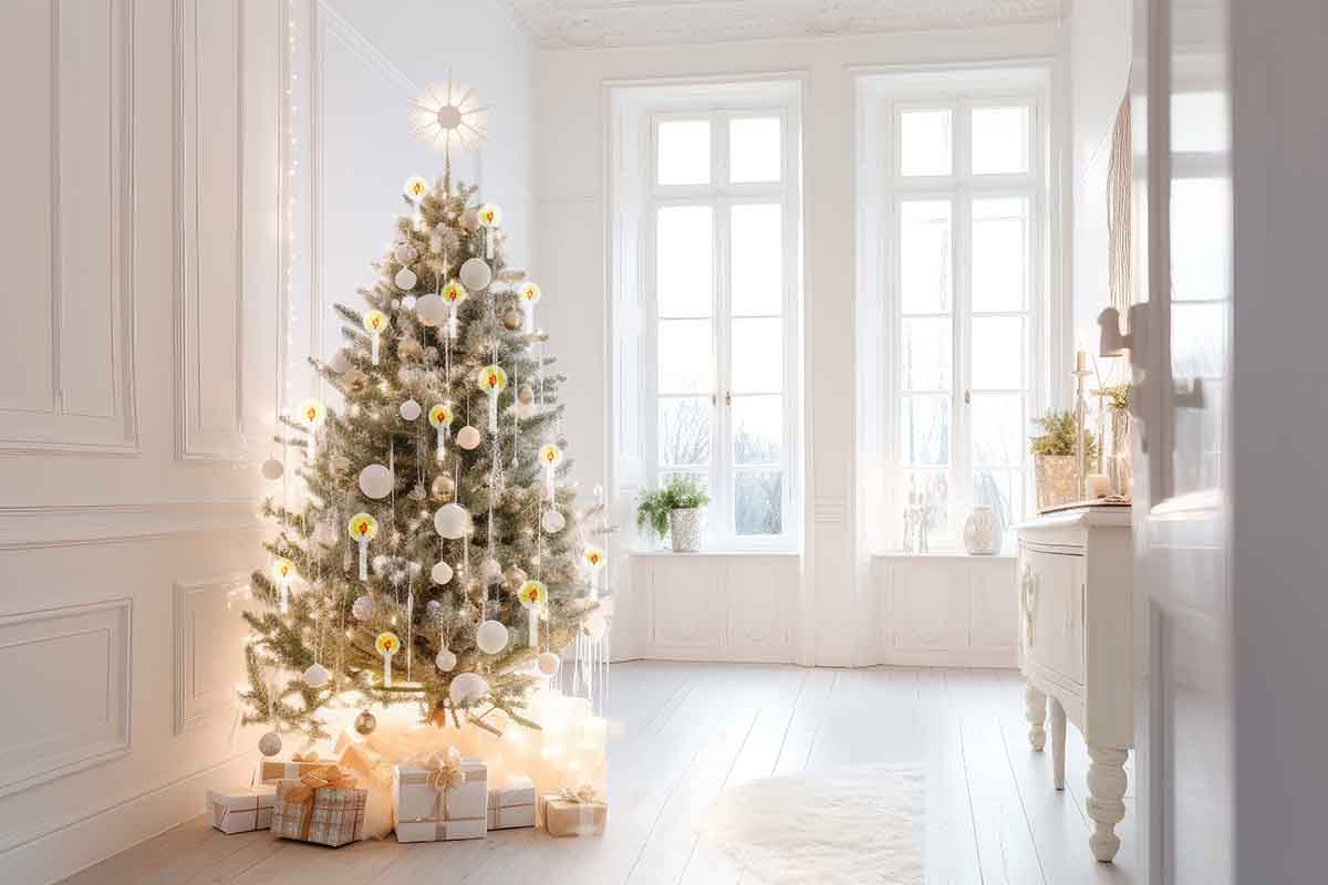 A Natale decora il tuo albero con le candele fai da te! Ecco come realizzarne di bellissime con materiali di riciclo  --- (Fonte immagine: https://www.greenme.it/wp-content/uploads/2023/12/albero-con-candele.jpg)
