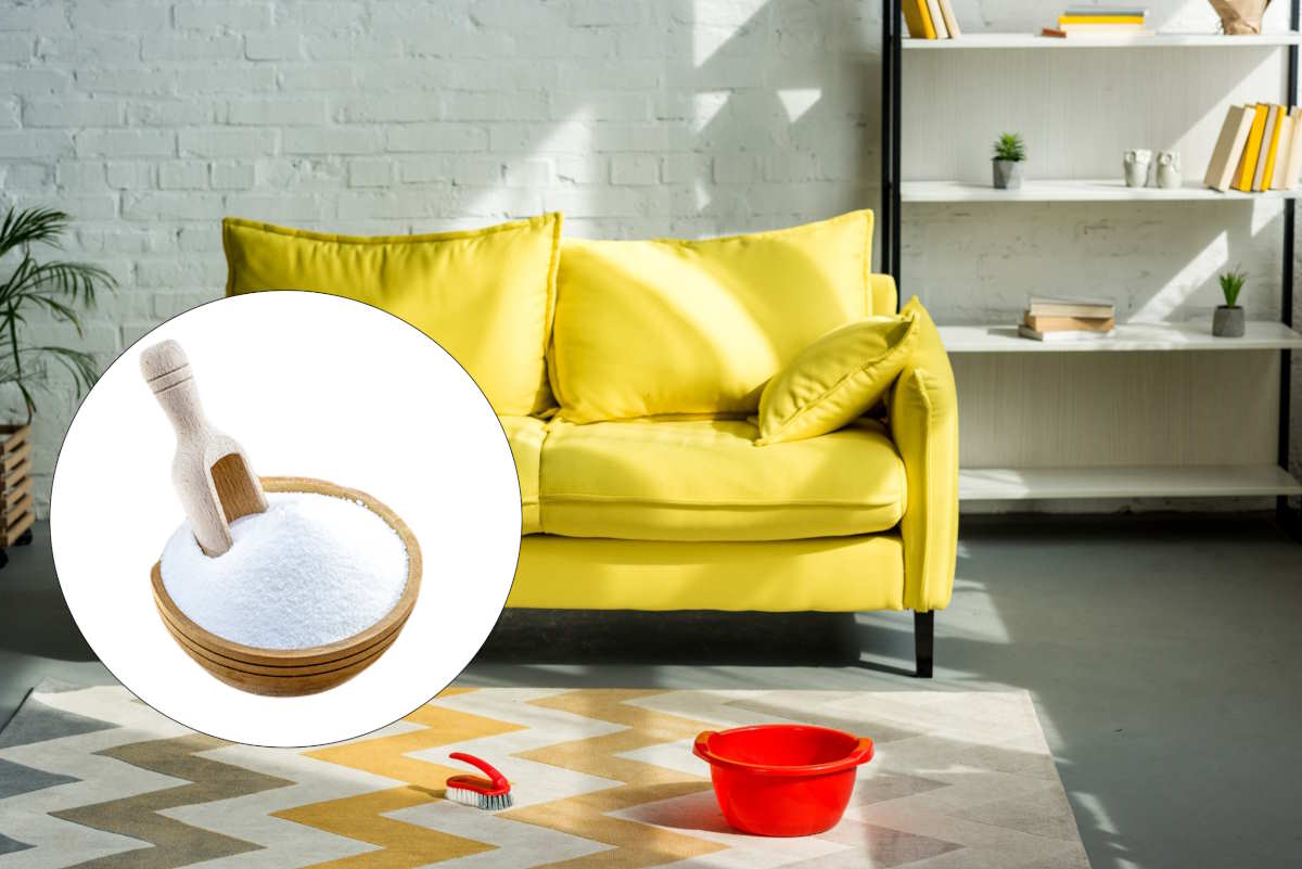 Il trucco infallibile per pulire il tuo divano col bicarbonato - greenMe
