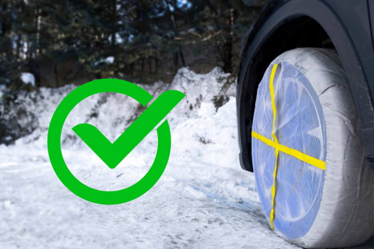 Calze da neve per auto, ora è possibile usarle al posto delle catene: come  sceglierle (e viaggiare in sicurezza) - greenMe