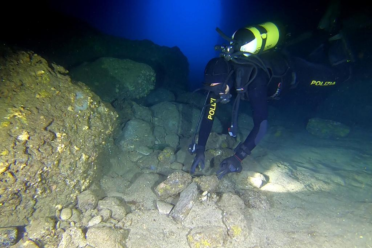 resti naufragio neolitico capri