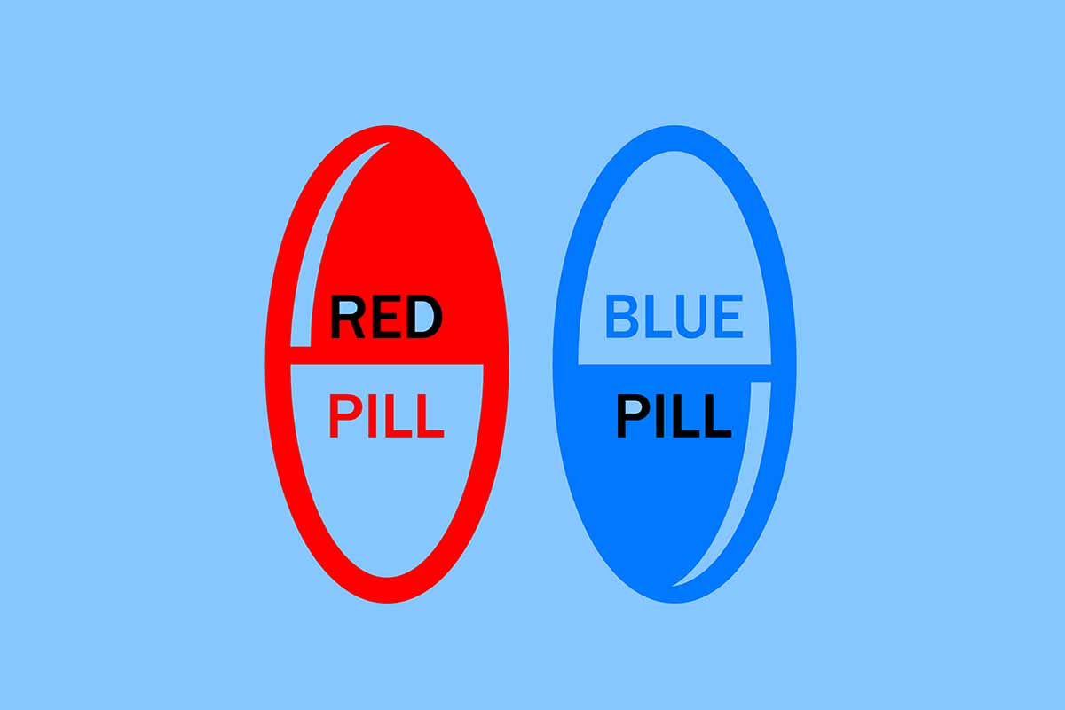 pillola blu o rossa