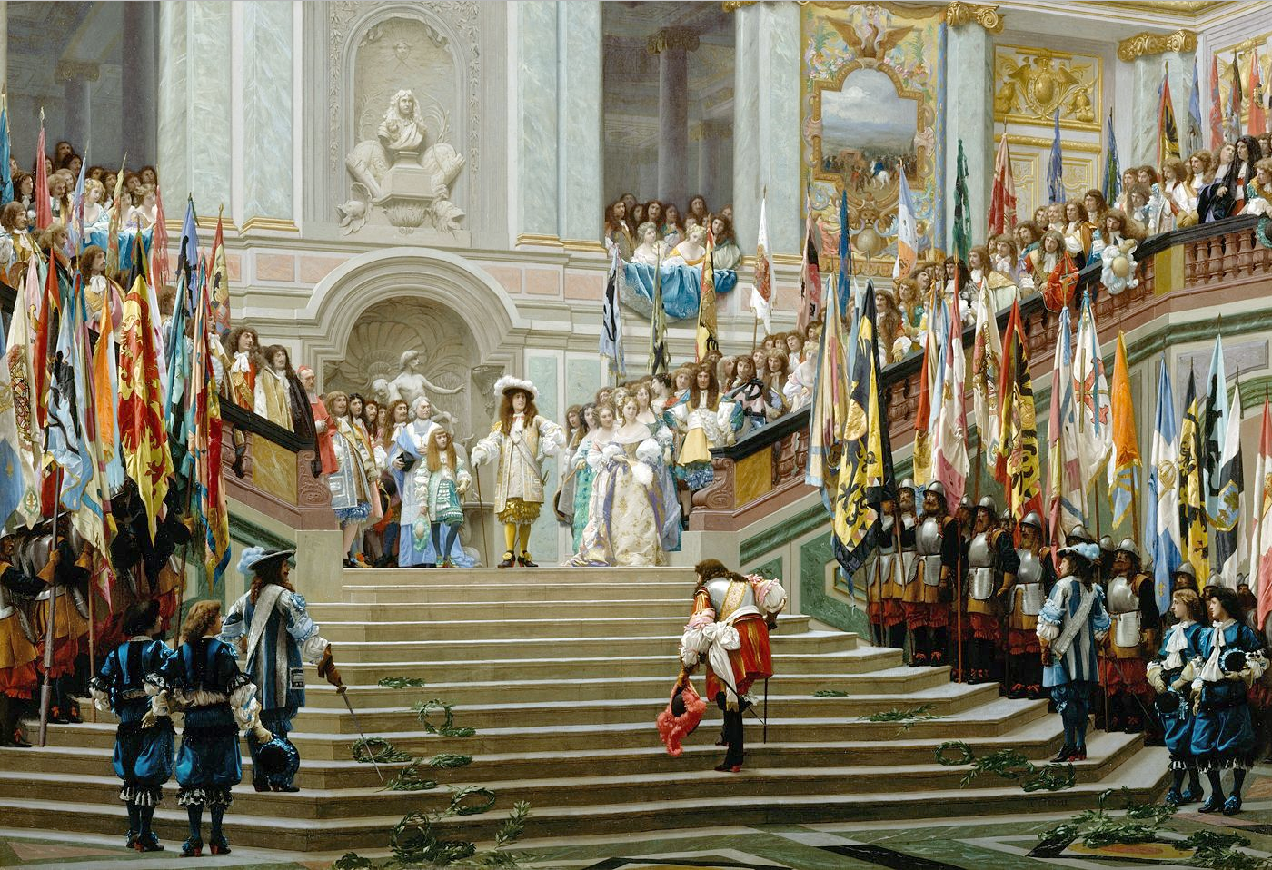 Réception_du_Grand_Condé_à_Versailles_(Jean-Léon_Gérôme,_1878)