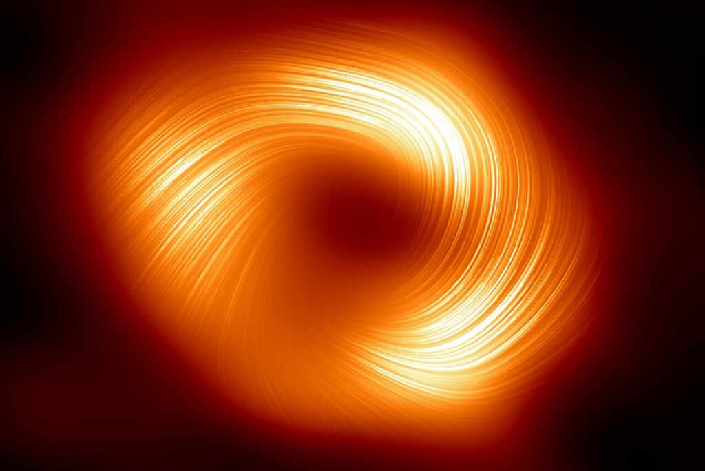 campi magnetici buco nero via lattea