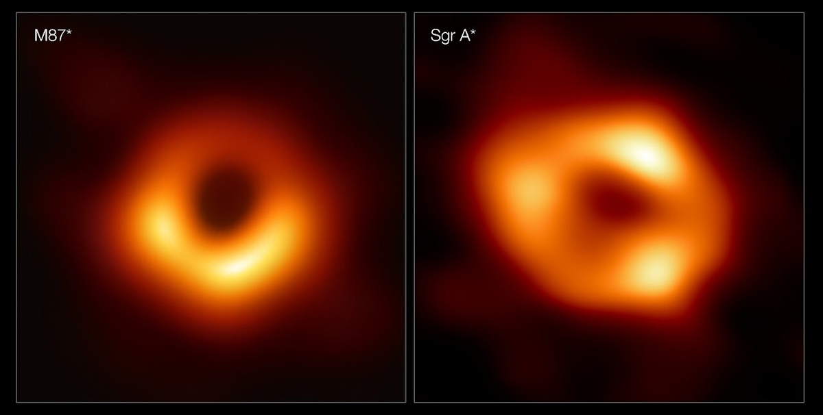 immagini buchi neri M87 Via Lattea