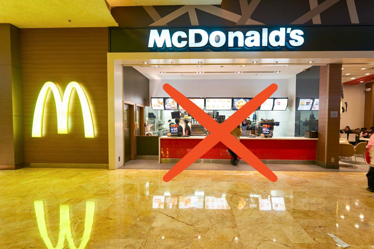 no McDonald's