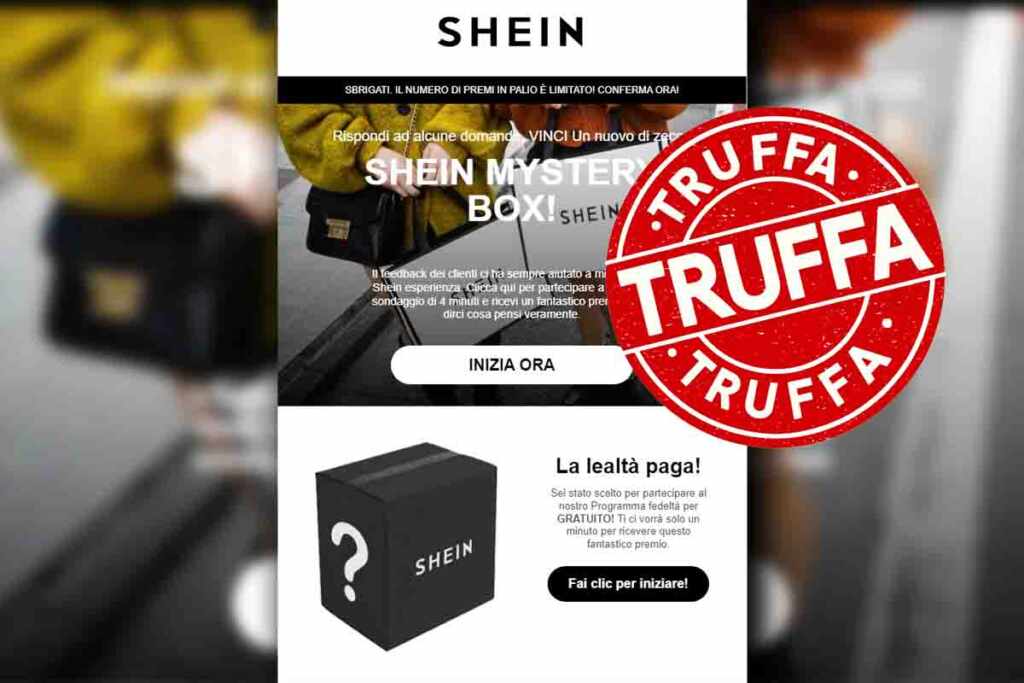 Mystery Box Shein truffa