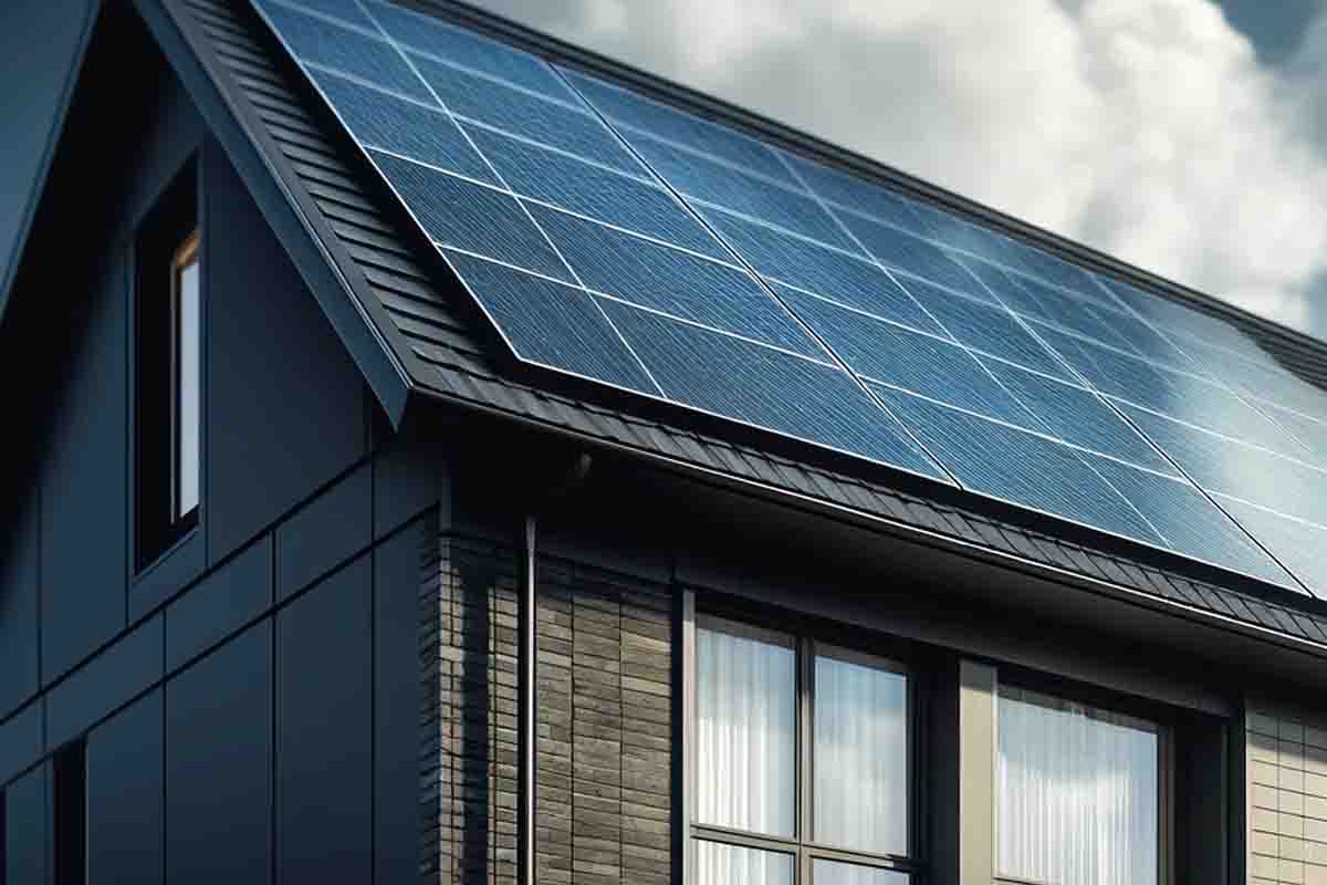 pannello solare sui tetti