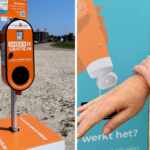 dispenser crema solare gratis olanda